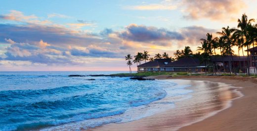 brown wooden resorts and beach during daytime