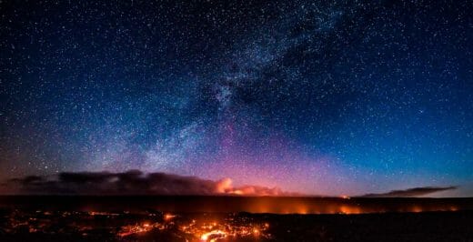star gaze during night time