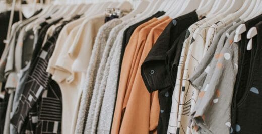 assorted-color clothes lot